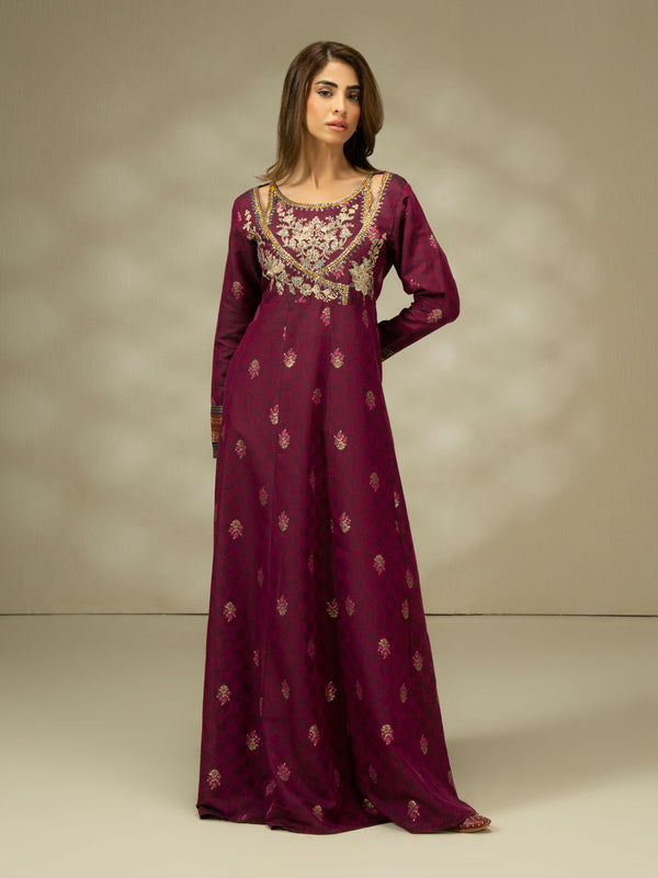 limelight Jacquard Shirt-Embroidered (Pret)