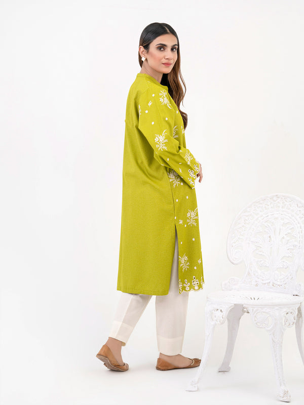 Limelight Karandi Shirt-Embroidered (Pret)