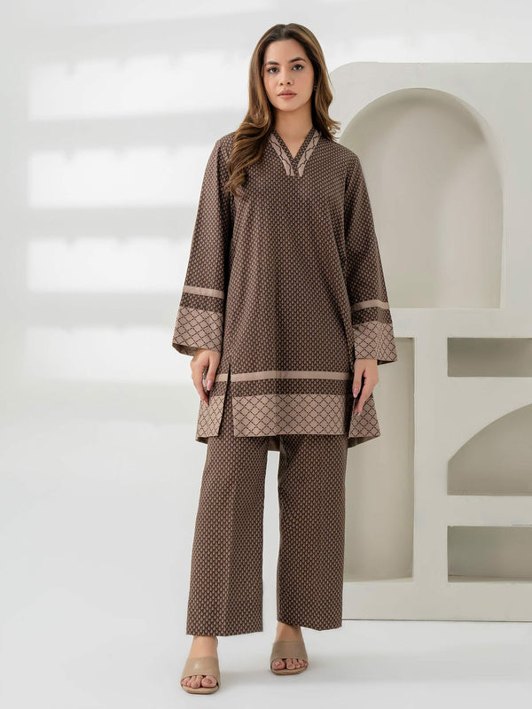 Limelight Khaddar Co Ord Set-Embroidered