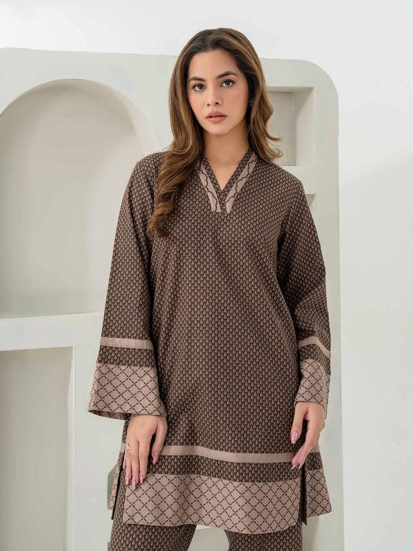 limelight Khaddar Co ord Set-Embroidered