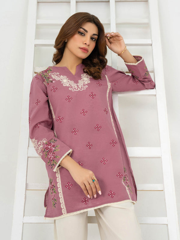 Limelight Khaddar Kurti-Embroidered (Pret)