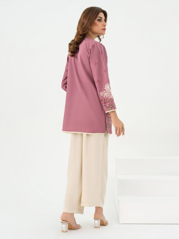 Limelight Khaddar Kurti-Embroidered (Pret)