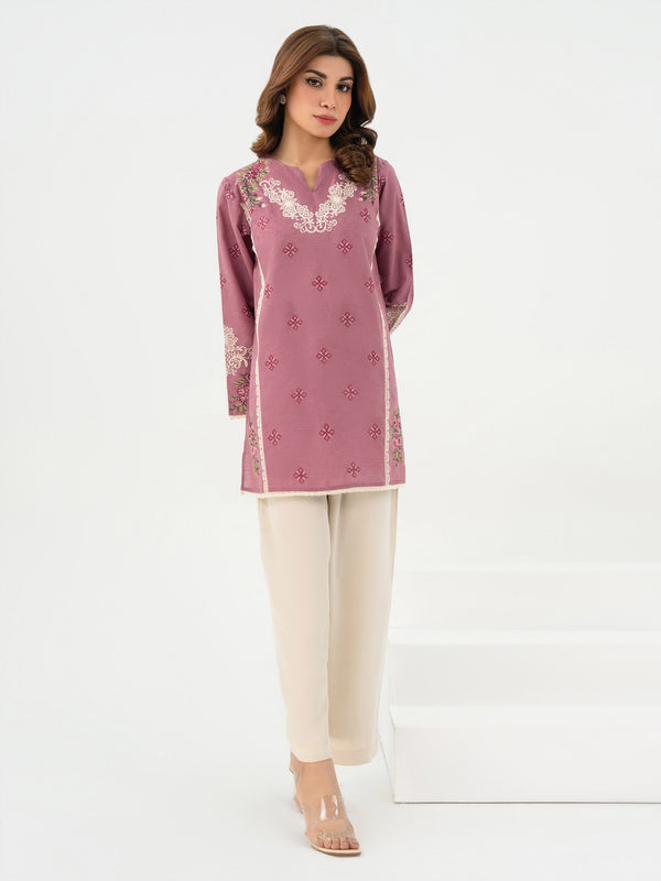 limelight Khaddar Kurti-Embroidered (Pret)