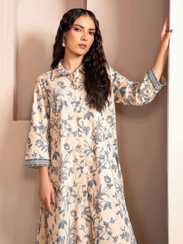 limelight Khaddar Shirt-Emboss Print (Unstitched)