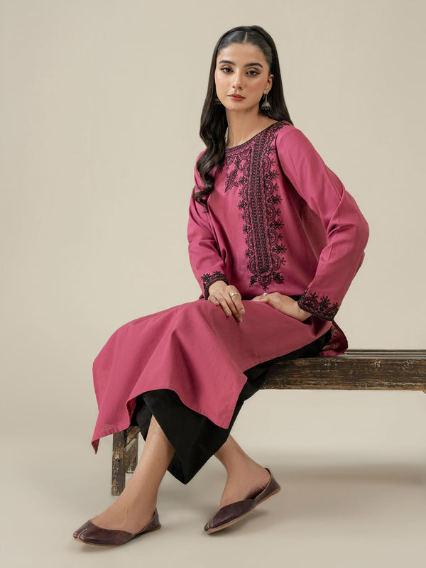 Limelight Khaddar Shirt-Embroidered (Pret)