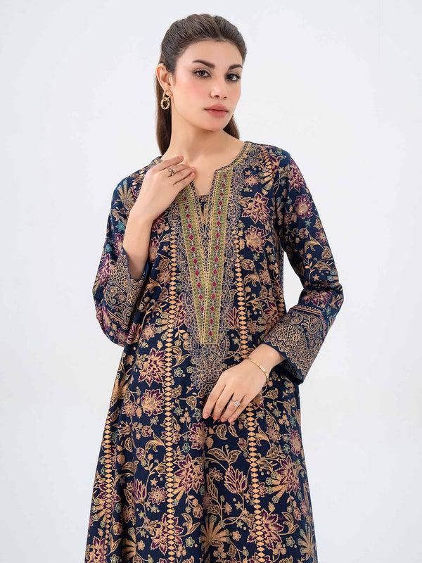 Limelight Khaddar Shirt-Embroidered (Pret)