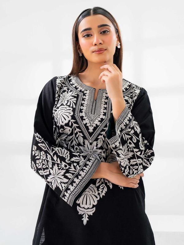 Limelight Khaddar Shirt-Embroidered (Pret)