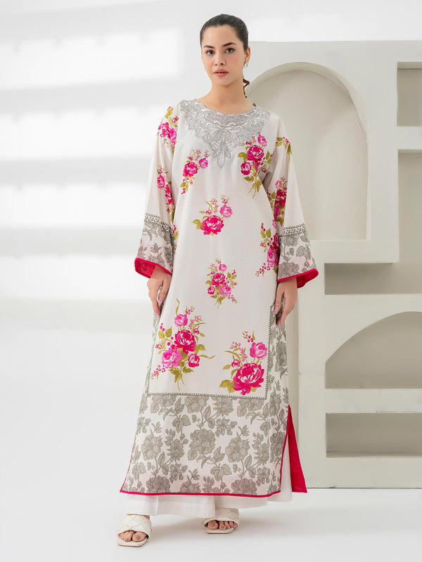 Limelight Khaddar Shirt-Embroidered (Pret)