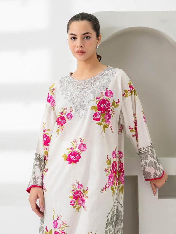 Limelight Khaddar Shirt-Embroidered (Pret)