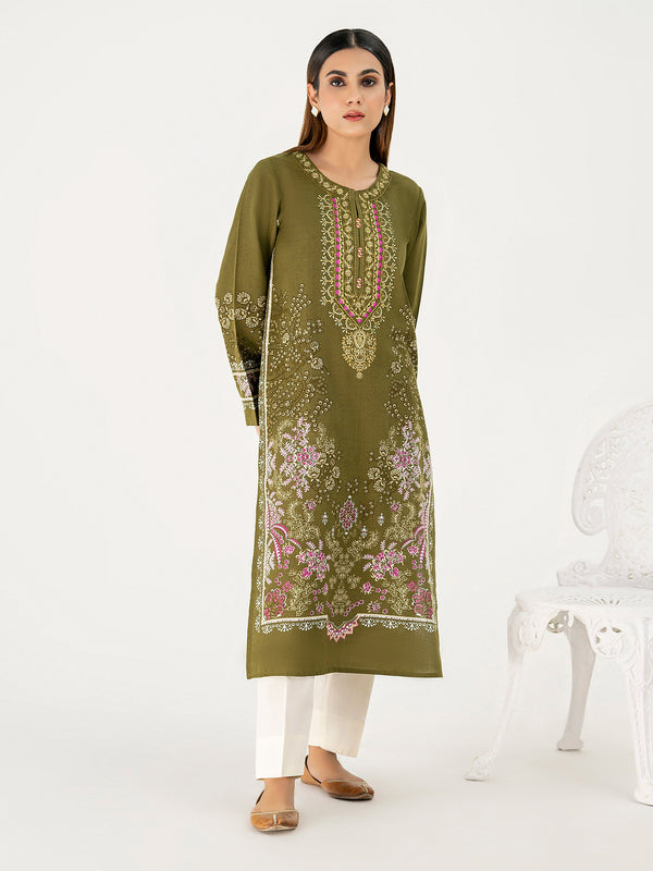 Limelight Khaddar Shirt-Embroidered (Pret)