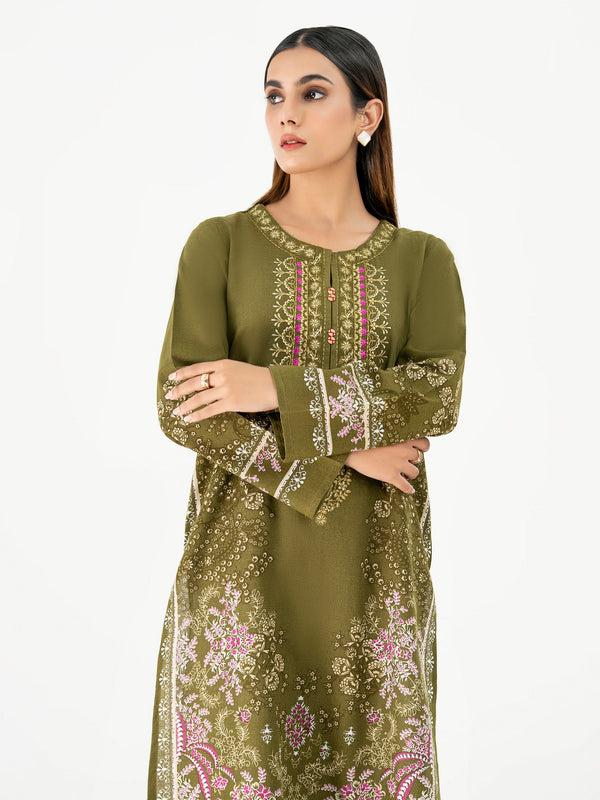 limelight Khaddar Shirt-Embroidered (Pret)