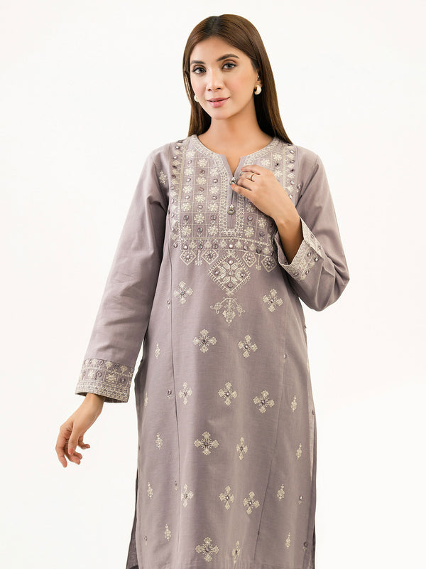 Limelight Khaddar Shirt-Embroidered (Pret)