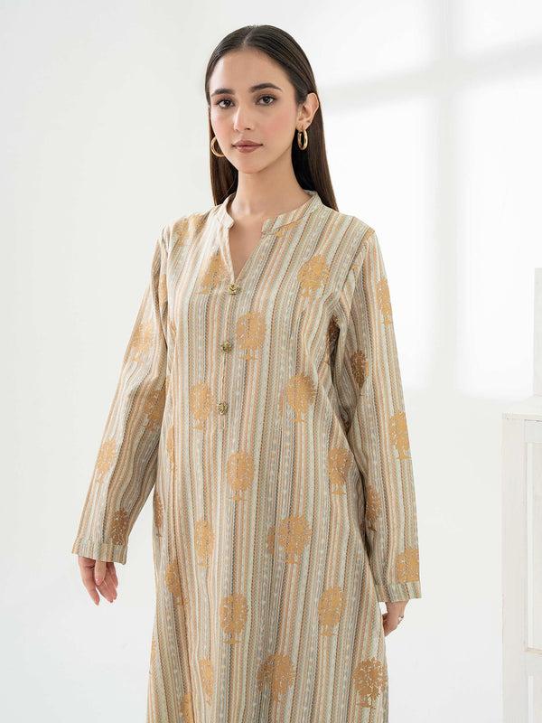 Limelight Khaddar Shirt-Paste Print (Pret)