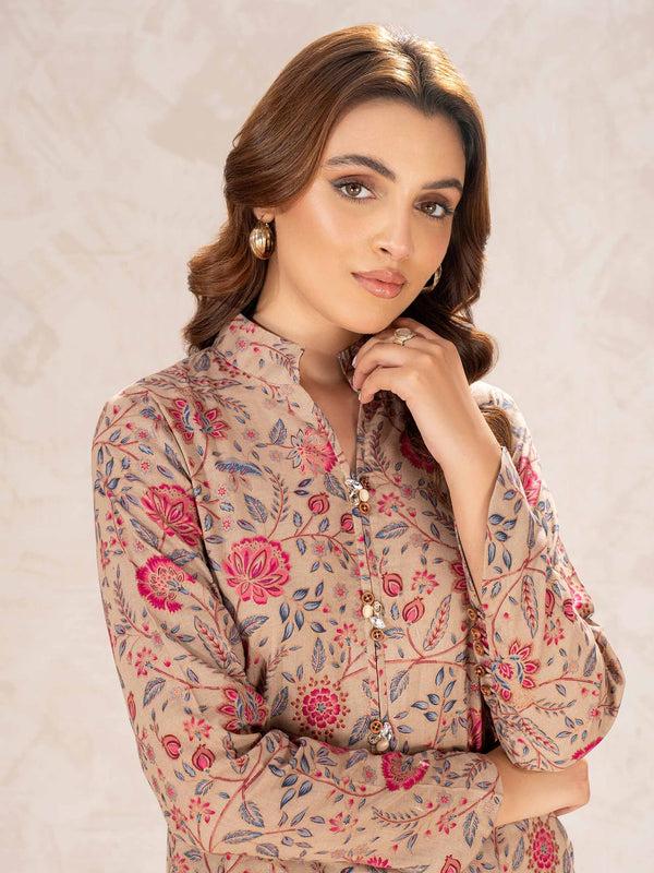 limelight Khaddar Shirt-Paste Print (Unstitched)