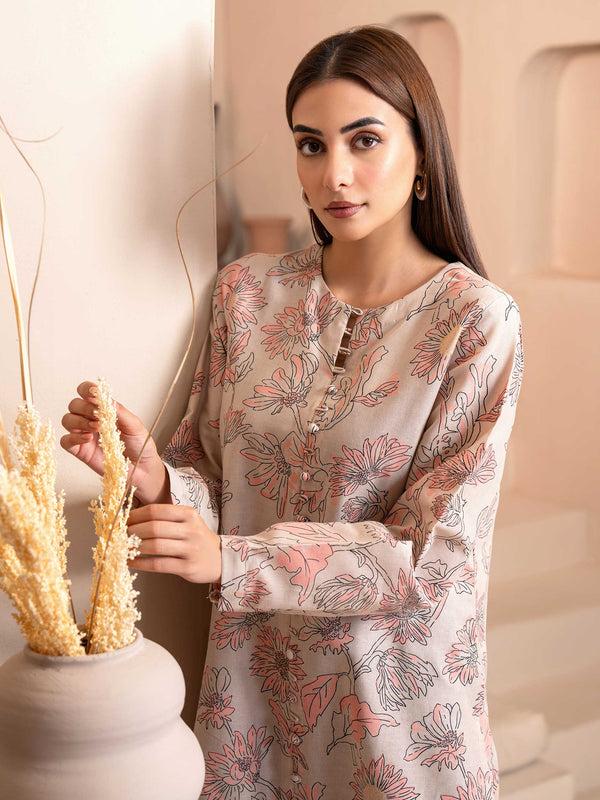 Limelight Khaddar Shirt-Paste Print (Unstitched)