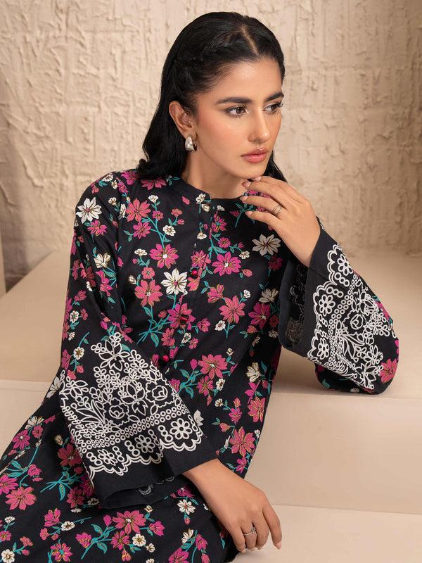 limelight Khaddar Shirt-Paste Print (Unstitched)