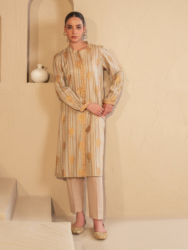 Limelight Khaddar Shirt-Paste Print (Unstitched)