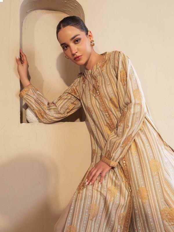 limelight Khaddar Shirt-Paste Print (Unstitched)