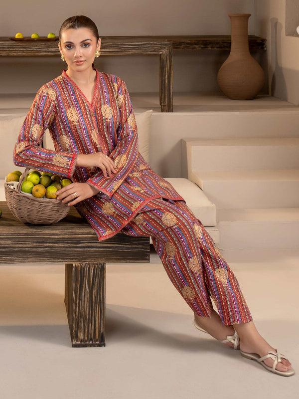 limelight Khaddar Shirt-Paste Print (Unstitched)