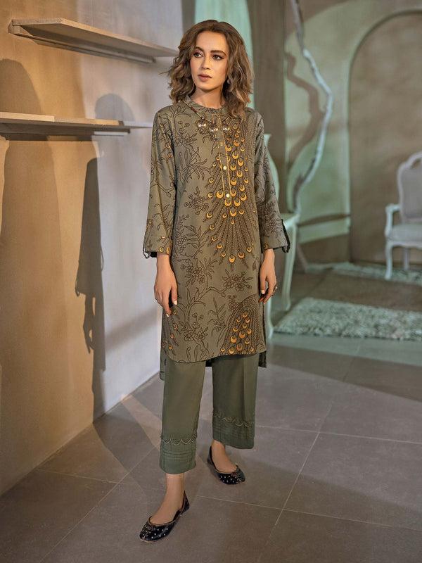 limelight Khaddar Shirt-Paste Printed (Unstitched)