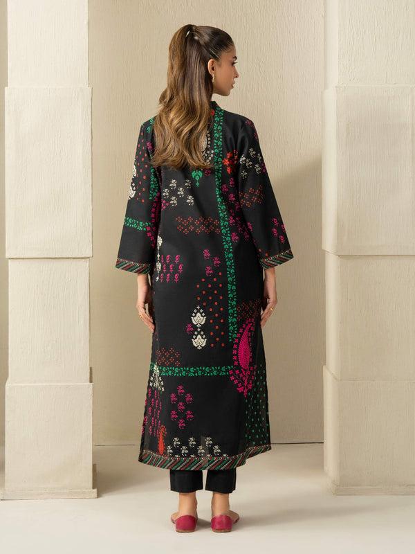 Limelight Khaddar Shirt-Printed (Unstitched) Black