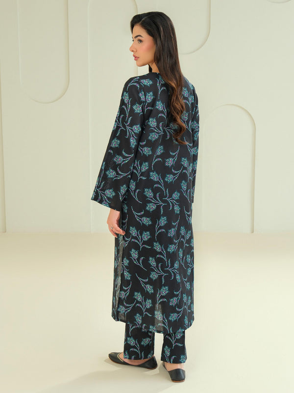Limelight Khaddar Shirt-Printed (Unstitched) Black