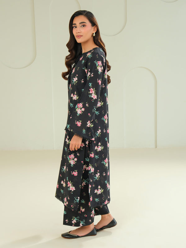 Limelight Khaddar Shirt-Printed (Unstitched) Black