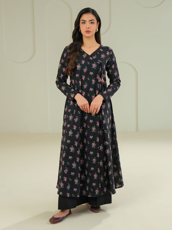 Limelight Khaddar Shirt-Printed (Unstitched) Black