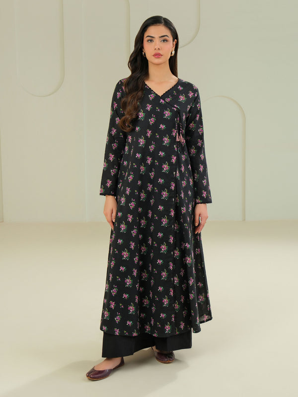 limelight Khaddar Shirt-Printed (Unstitched) Black