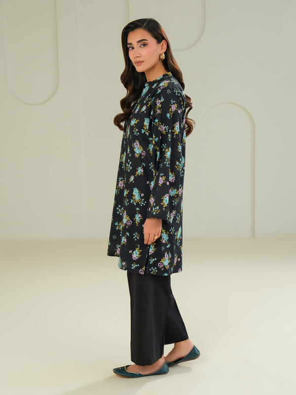 Limelight Khaddar Shirt-Printed (Unstitched) Black