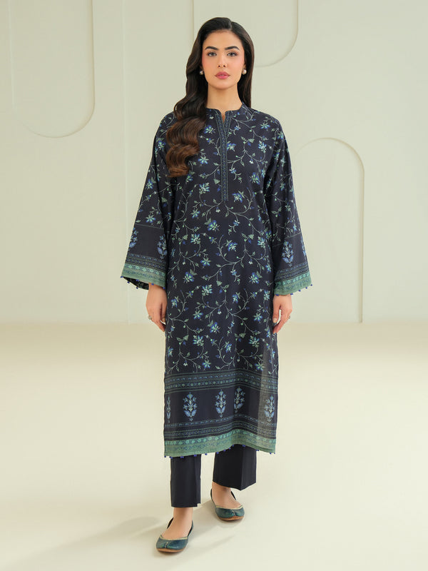 limelight Khaddar Shirt-Printed (Unstitched) Blue