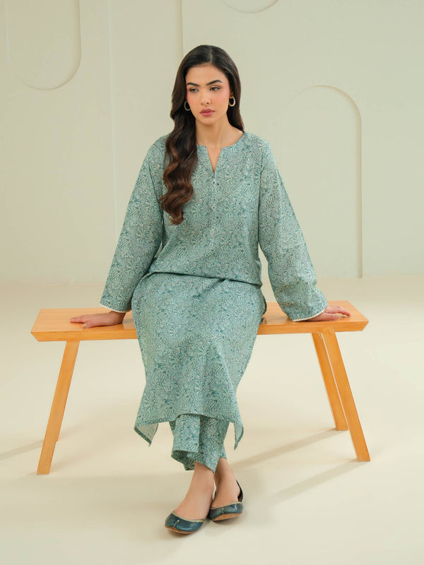 Limelight Khaddar Shirt-Printed (Unstitched) Green