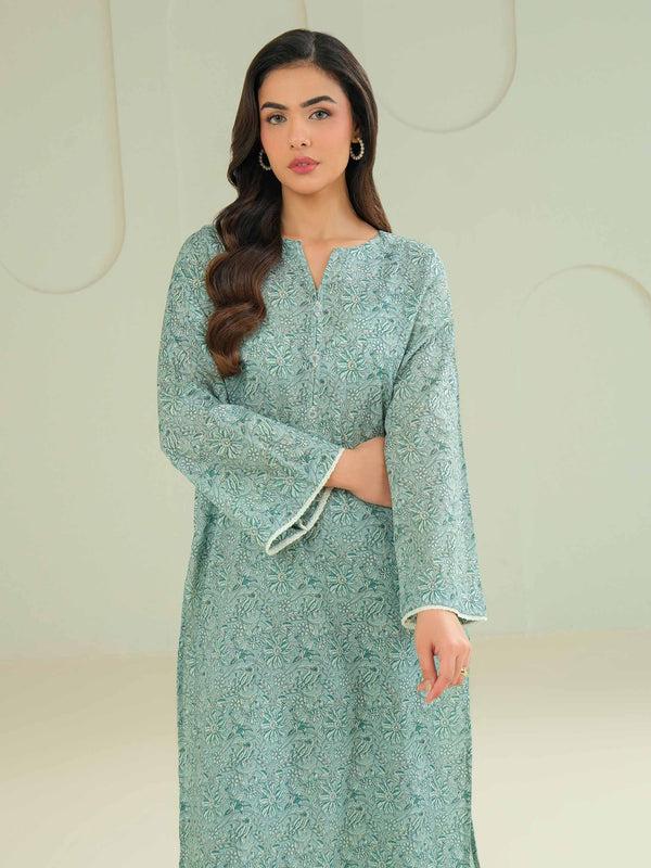 Limelight Khaddar Shirt-Printed (Unstitched) Green