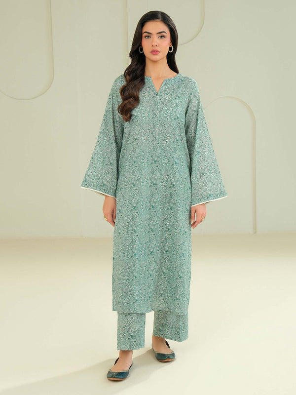 limelight Khaddar Shirt-Printed (Unstitched) Green