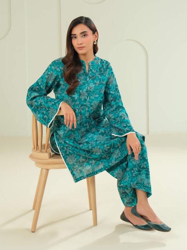 Limelight Khaddar Shirt-Printed (Unstitched) Green