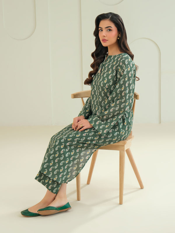 Limelight Khaddar Shirt-Printed (Unstitched) Green