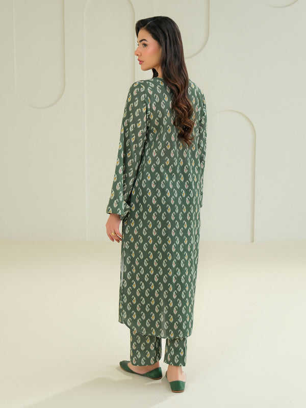 Limelight Khaddar Shirt-Printed (Unstitched) Green