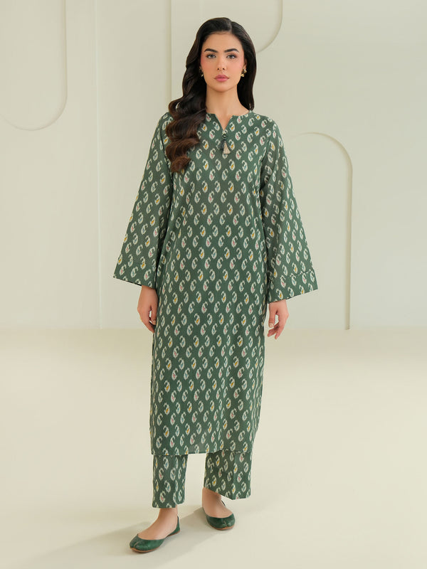 limelight Khaddar Shirt-Printed (Unstitched) Green