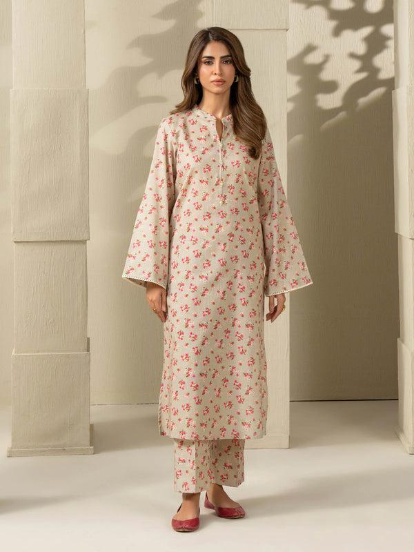 limelight Khaddar Shirt-Printed (Unstitched) Grey