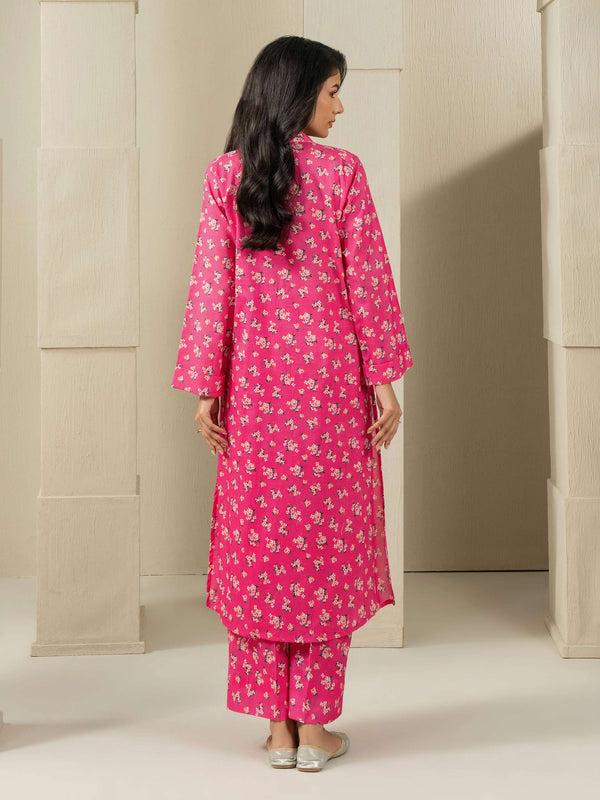 Limelight Khaddar Shirt-Printed (Unstitched) Pink