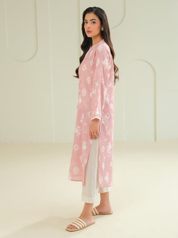 Limelight Khaddar Shirt-Printed (Unstitched) Pink