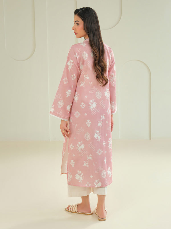 Limelight Khaddar Shirt-Printed (Unstitched) Pink