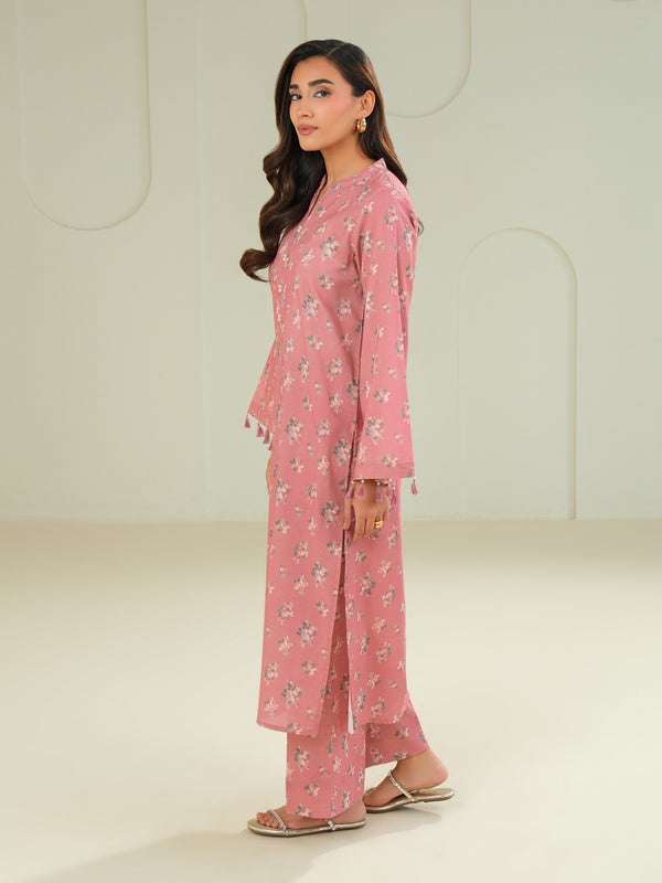 Limelight Khaddar Shirt-Printed (Unstitched) Pink