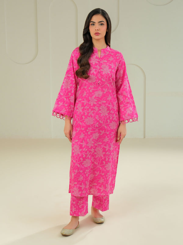 limelight Khaddar Shirt-Printed (Unstitched) Pink