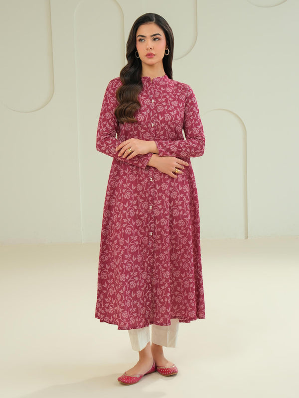 Limelight Khaddar Shirt-Printed (Unstitched) Red