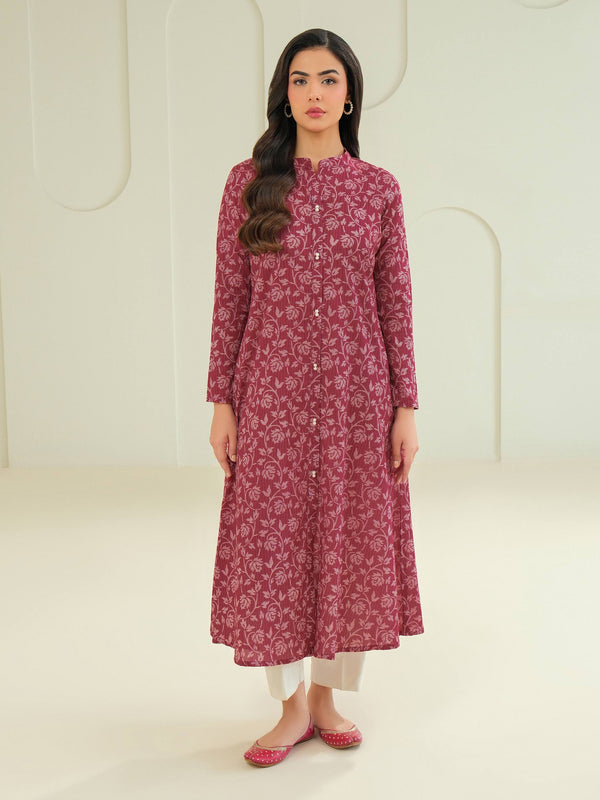 Limelight Khaddar Shirt-Printed (Unstitched) Red