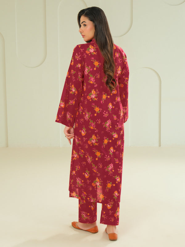 Limelight Khaddar Shirt-Printed (Unstitched) Red