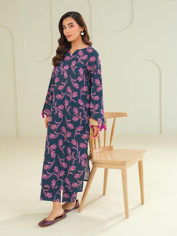 Limelight Khaddar Shirt-Printed (Unstitched) Teal