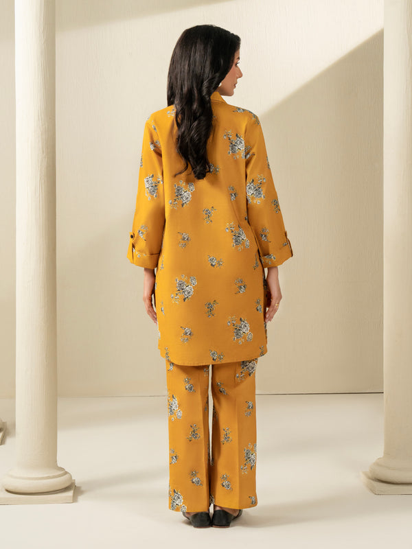 Limelight Khaddar Shirt-Printed (Unstitched) Yellow