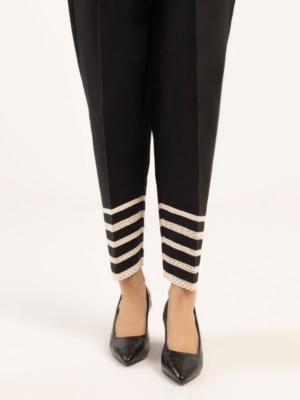 limelight Lace Textured Winter Cotton Trousers